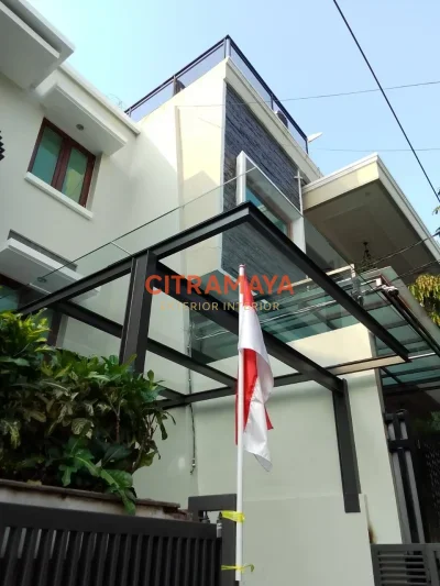 Proyek Kanopi Kaca Minimalis Modern untuk Carport & Teras Rumah